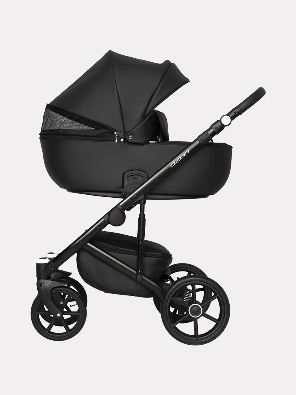 Коляска 2 в 1 Riko Basic Ozon 06 черный