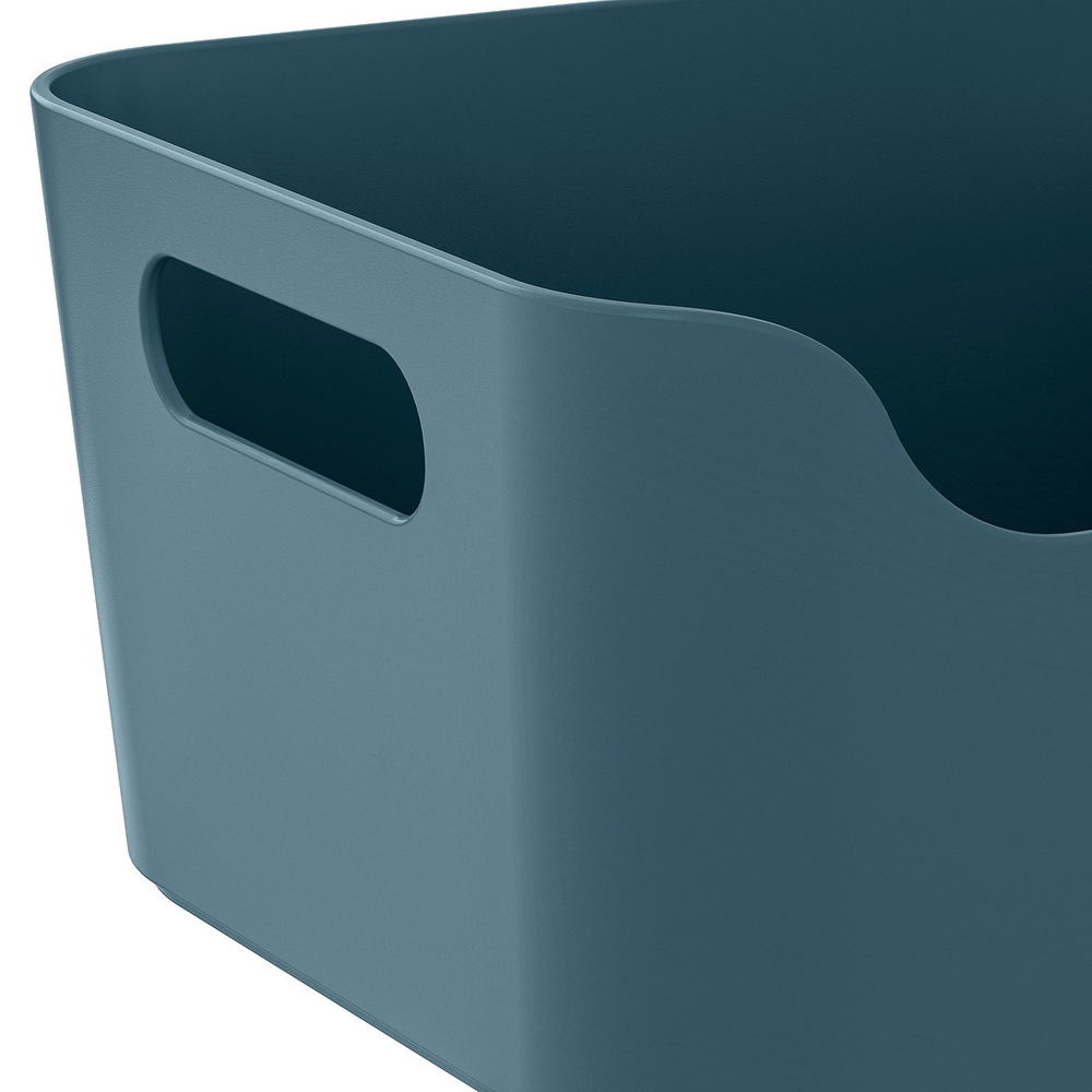 IKEA UPPDATERA  (ИКЕА УППДАТЕРА)  -  Контейнер - серо-голубой 24x17 см