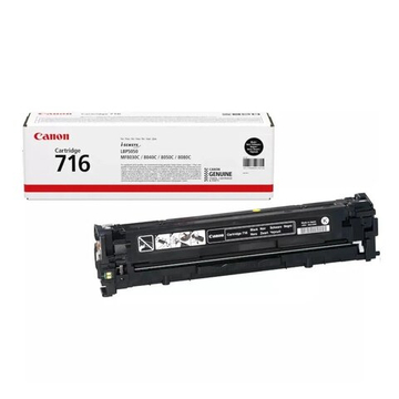 Картридж CANON 716BK для i-Sensys LBP5050/MF8030/MF8040/MF8050/MF8080 черный (2.3k)