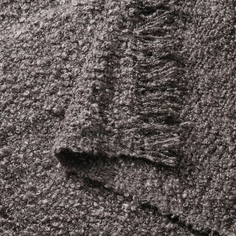 Плед IKEA SANDBRODD (СЭНДБРОДД), Антрацит, 130х170 см