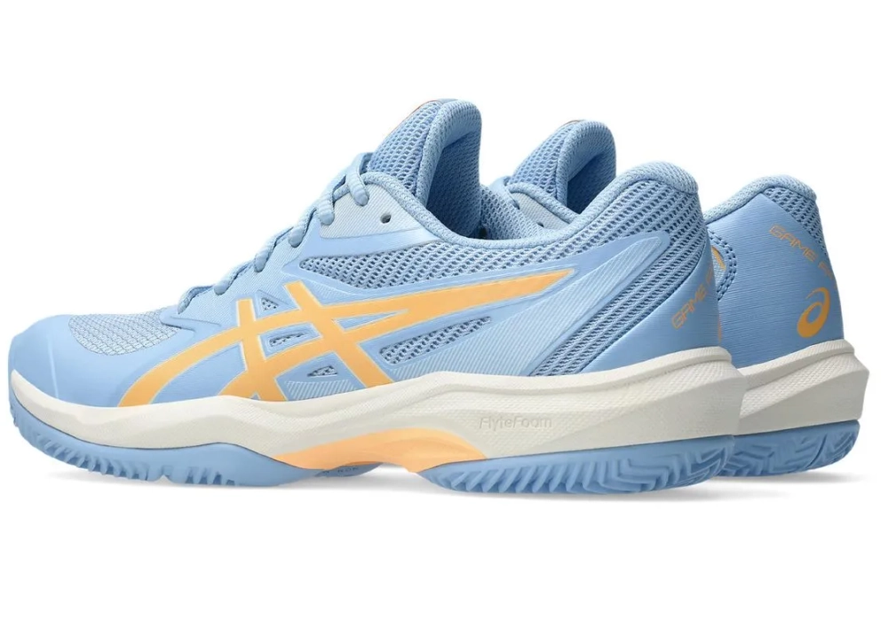 Женские кросовки для Padel Asics Game FF Padel - stone wash/orange glow