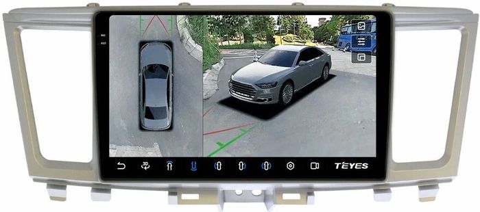 Магнитола для Infiniti QX60, JX35 2012-2016 (пластиковый верх) - Teyes CC3-2K-360 монитор 9.5" 2K QLED на Android 10, Быстрая, CarPlay, 4G SIM-слот, 4 камеры в комплекте