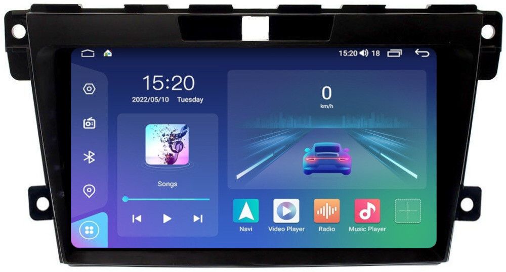 Магнитола для Mazda CX-7 2006-2012 - Parafar PF097U2K на Android 13, Быстрая, QLED+2K, CarPlay, 4G SIM-слот