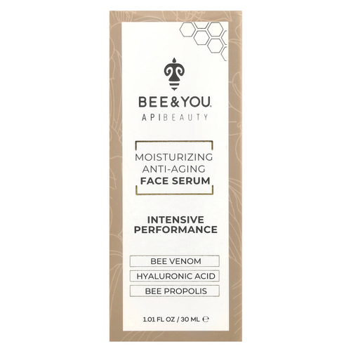 Bee & You, Увлажняющая антивозрастная сыворотка для лица, 30 мл (1,01 жидк. Унции)