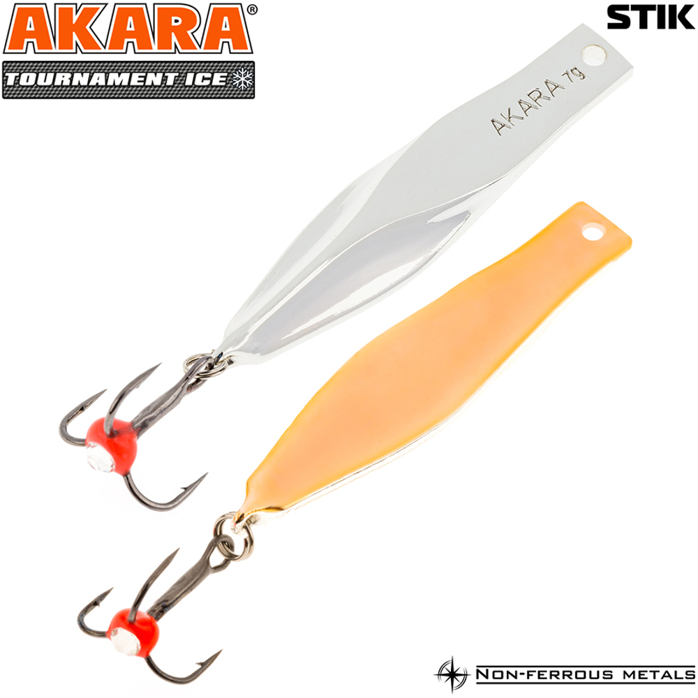 Блесна зимняя Akara Tournament Ice Stik 50 7 гр. SIL/CU