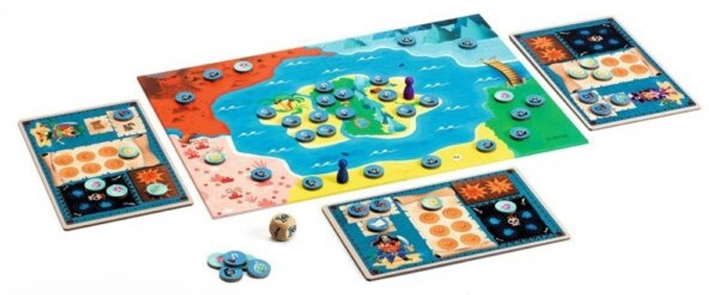 Настольная игра "Остров пиратов. Pirate island"