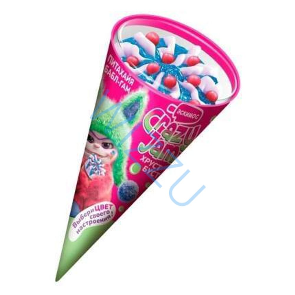 Мороженное Рожок CRAZY JAM. Хруст Буст 70 гр
