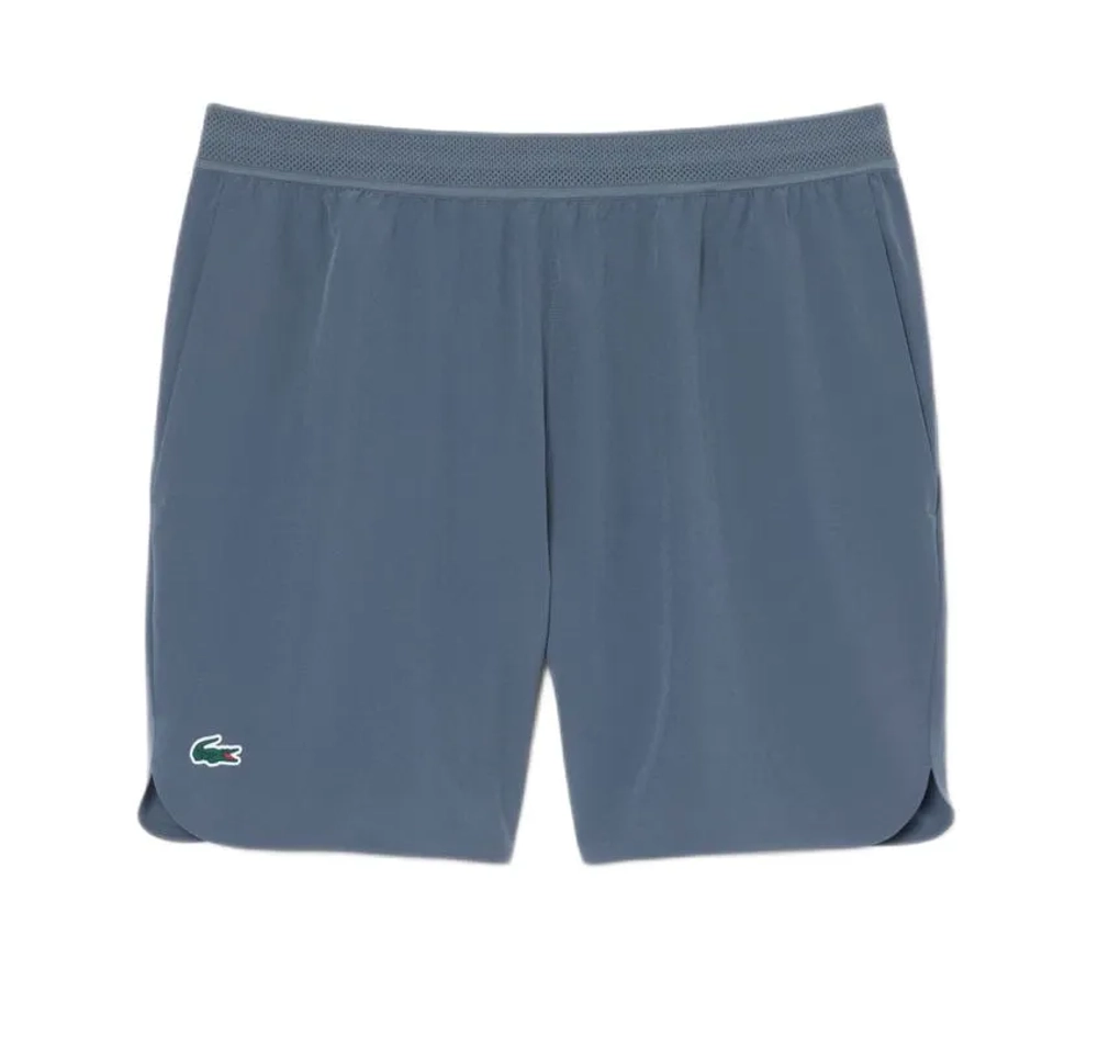 Мужские теннисные шорты Lacoste Tennis x Novak Djokovic On Court - grey