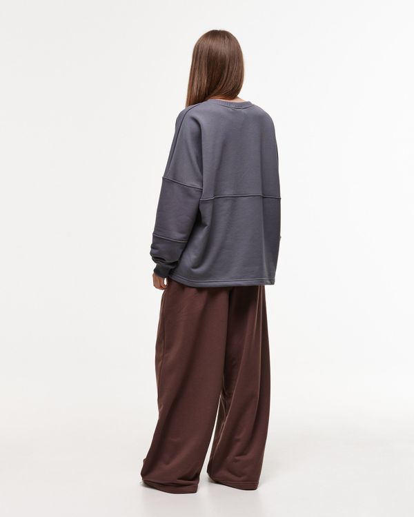 Брюки Baggy Trousers Logo French Roast - фото 12