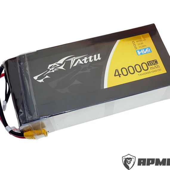 Аккумулятор TATTU 6S HV 40000мАч 22,8В 10C