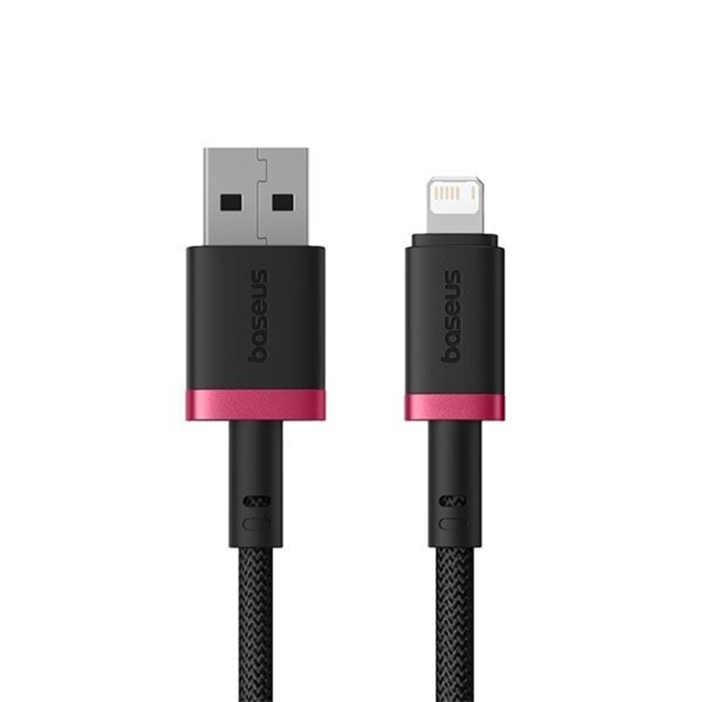 Usb Кабель-зарядка Lightning Baseus Dura Series 2.4A 1м (P10377801U01-01) красно-черный
