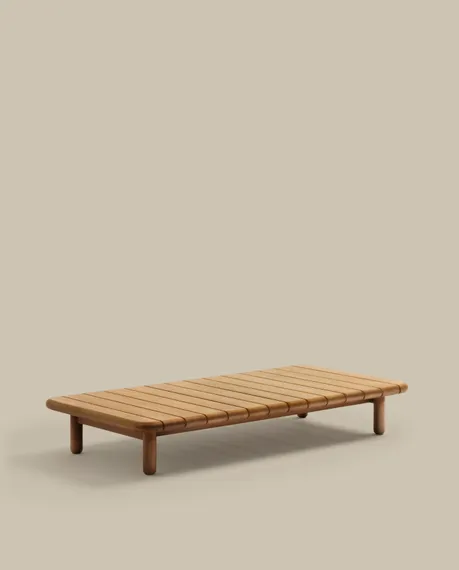 Журнальный столик Turqueta из массива тика, 140x70 см