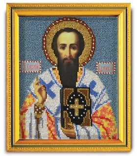 "Святой Василий Великий"-В-325 вышивка