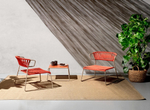 Столик кофейный Scab Design Lisa Lounge Side Table, тортора, терракотовый