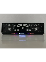Рамка для номера с подсветкой. BMW Абстракции
