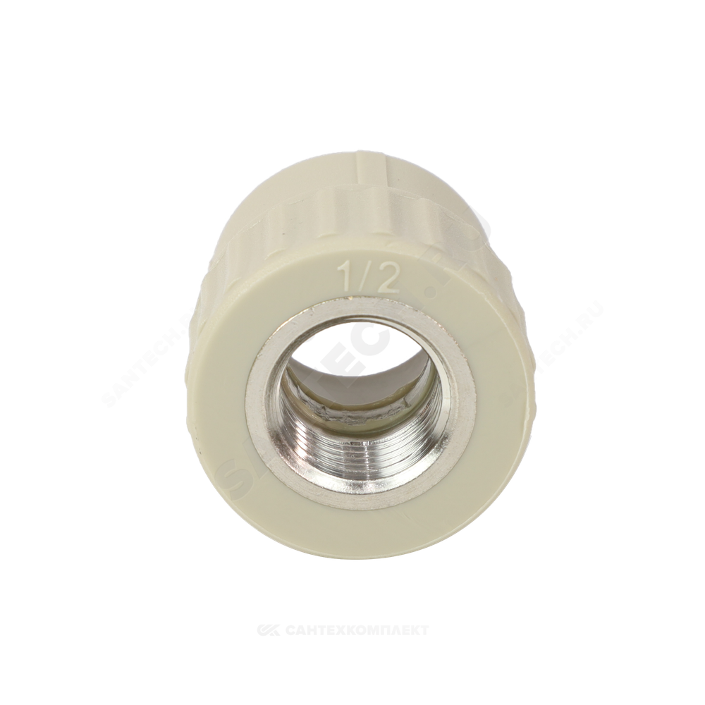 Муфта PP-R комбинированная серая Дн 25х1/2" ВР VALFEX 10129125Г