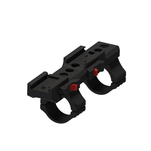 Быстросъёмный моноблочный кронштейн Aimpro на picatinny/weaver D30мм H36мм (AR)
