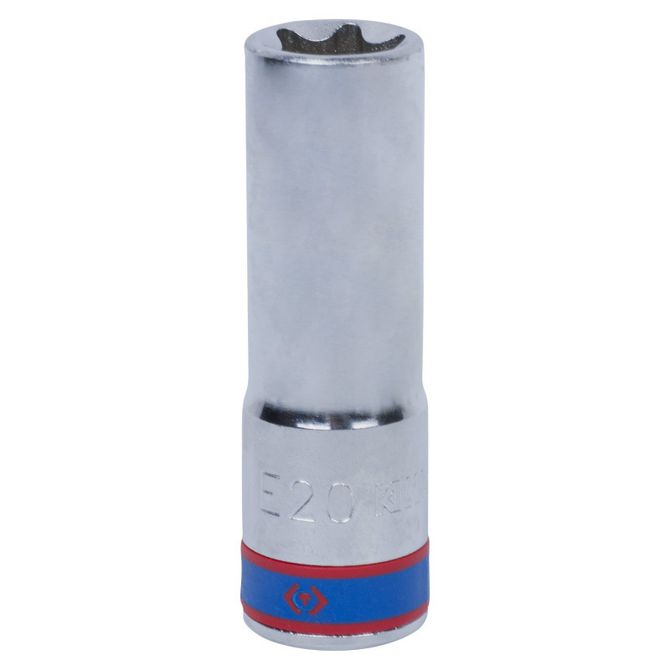 KING TONY (427520M) Головка торцевая глубокая TORX Е-стандарт 1/2", E20