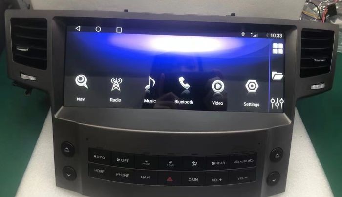 Магнитола для Lexus LX570 2007-2015 - Kuberg ZH-L1209 монитор 12.3" на Android 12, Быстрая, CarPlay, 4G SIM-слот
