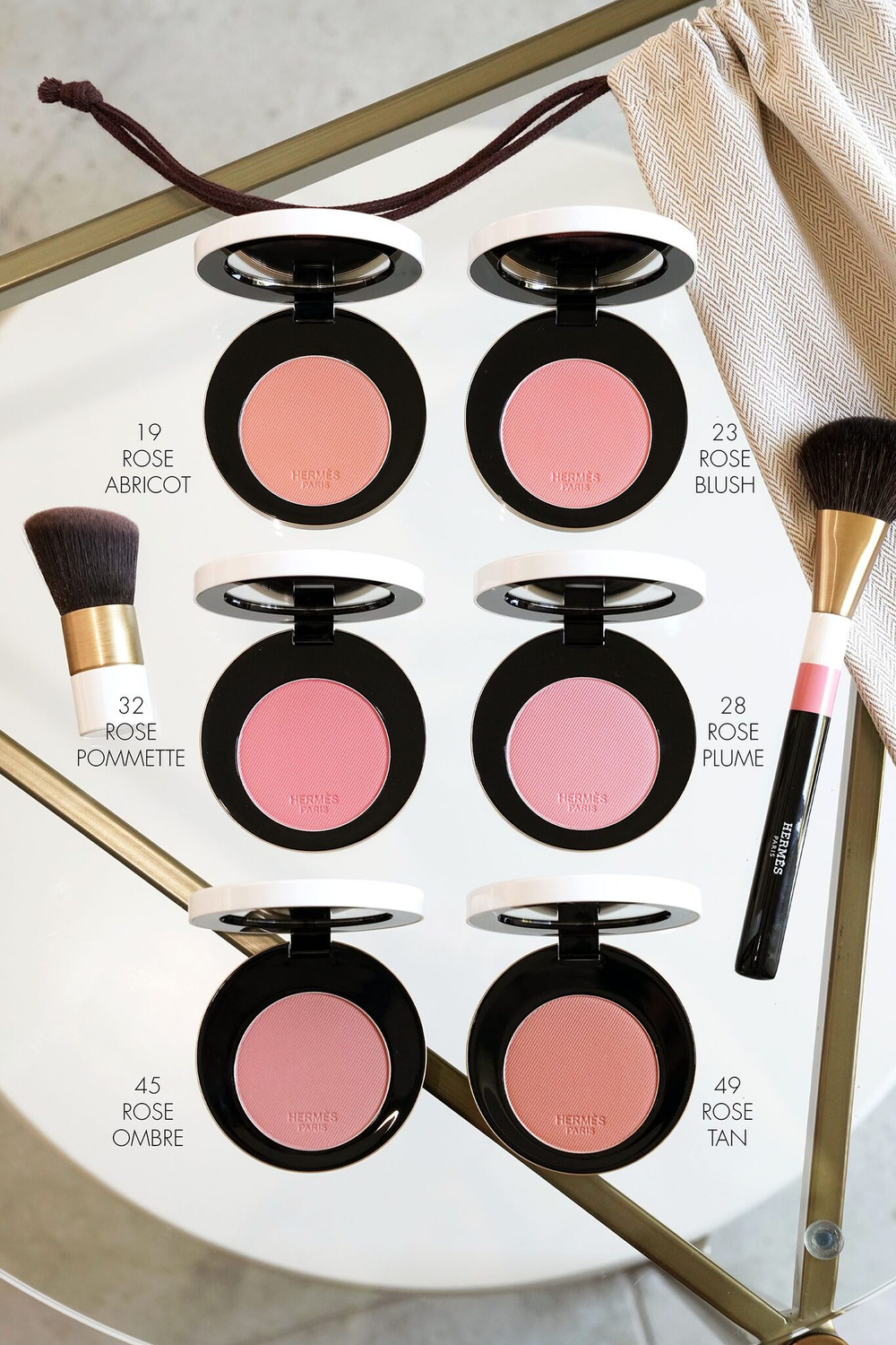 Hermes Rose Hermès Silky Blush - 45 Rose Ombre