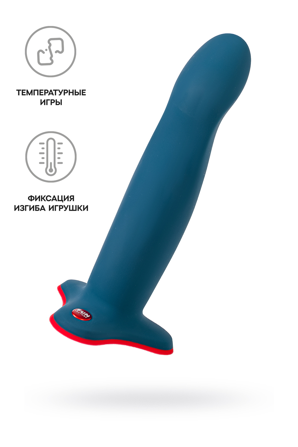 Фаллоимитатор Fun Factory  LIMBA FLEX L, силикон, синий