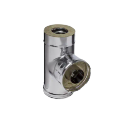 Тройник Ferrum 90 градусов DN150*210 0,8/430 сэндвич 19346