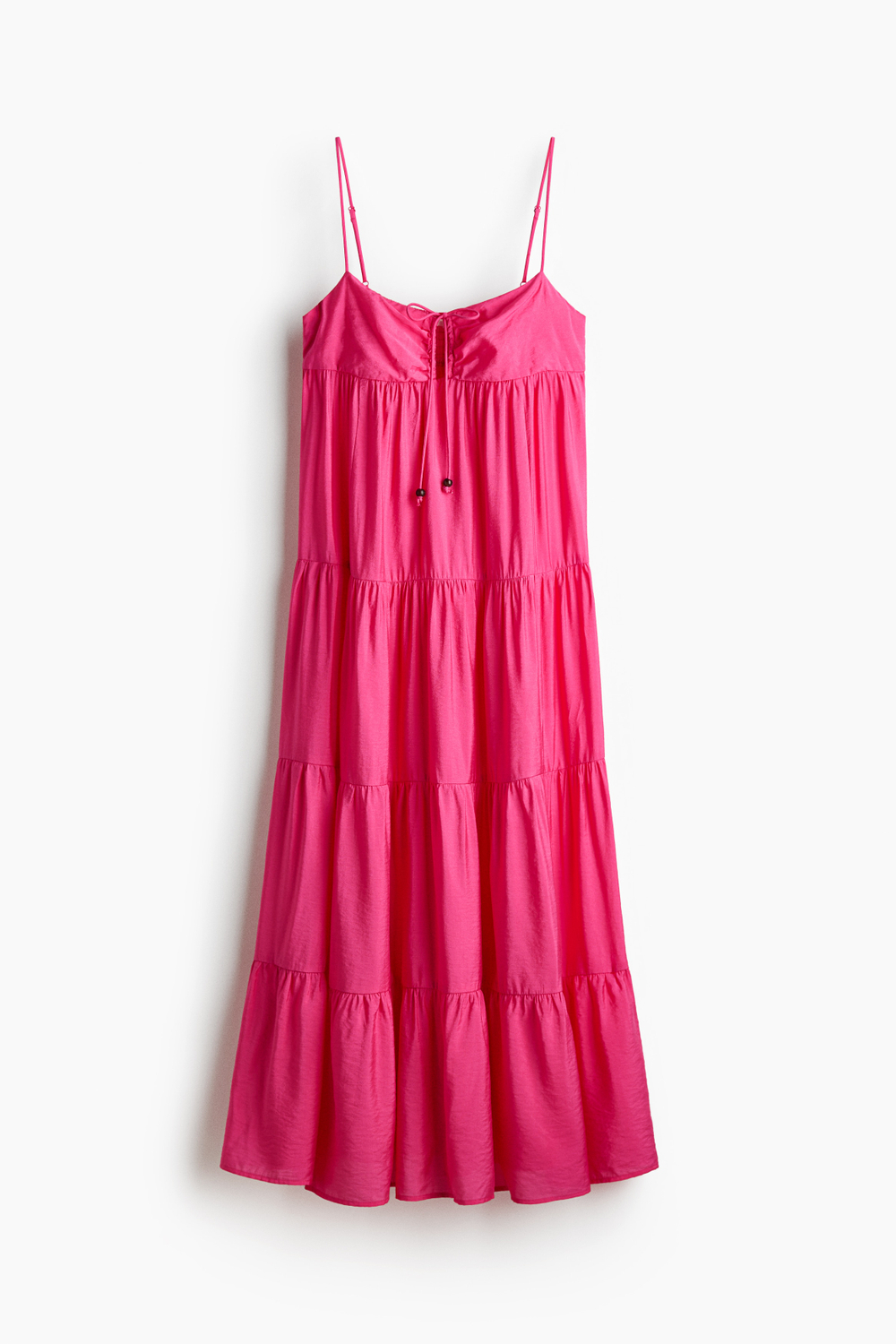 Ярусное платье на бретелях — квадратный вырез - H&M