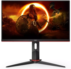 Монитор AOC 23.8" 24G2SU Black-Red с поворотом экрана
