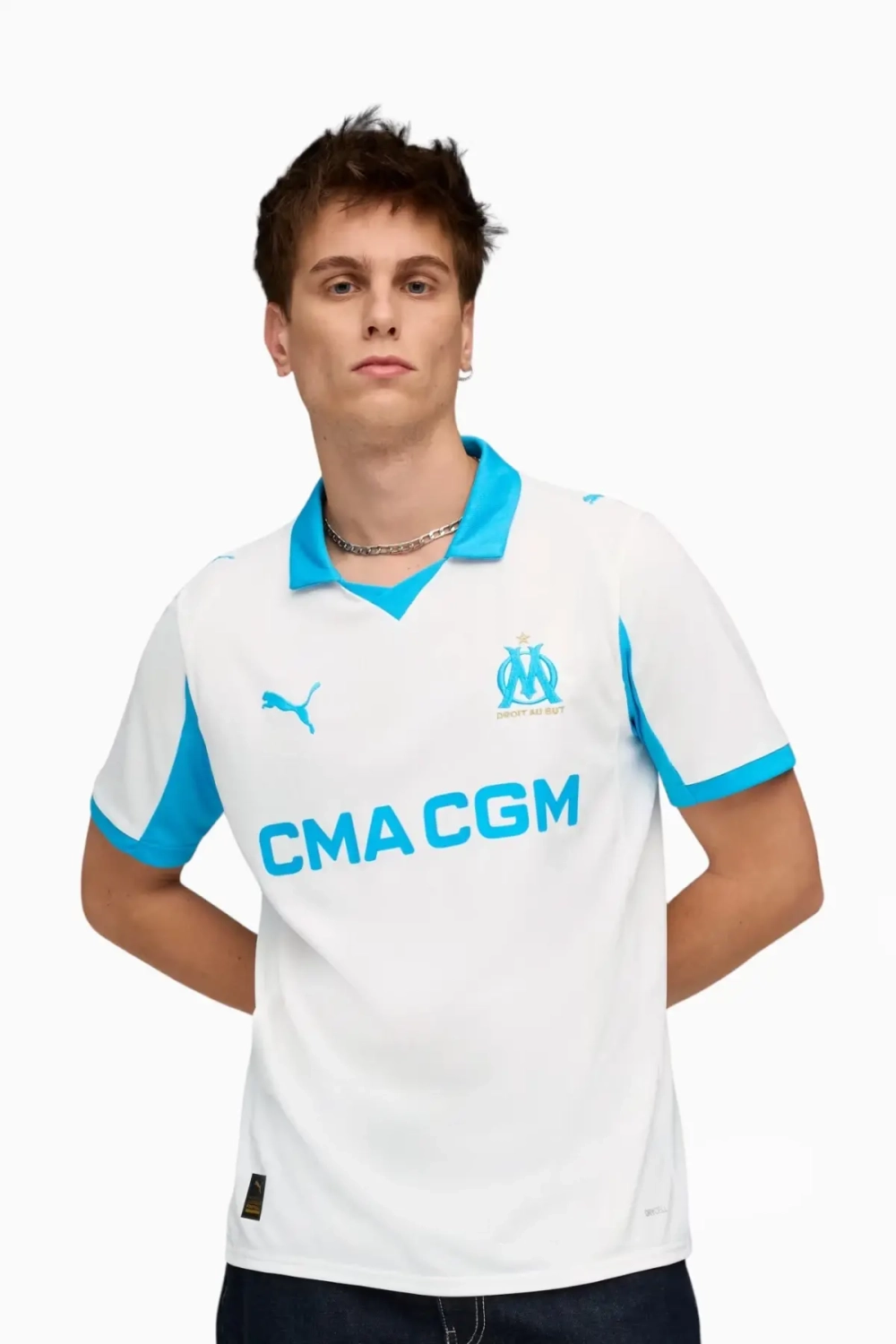 Футболка Puma Olympique de Marseille 25/26 Home - белый