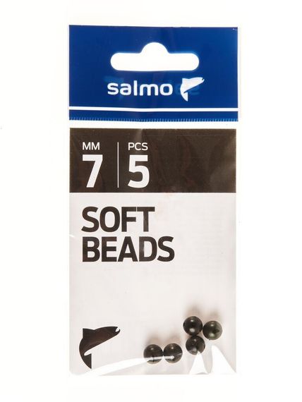 Бусины мягкие Salmo SOFT BEADS 7мм 5шт.