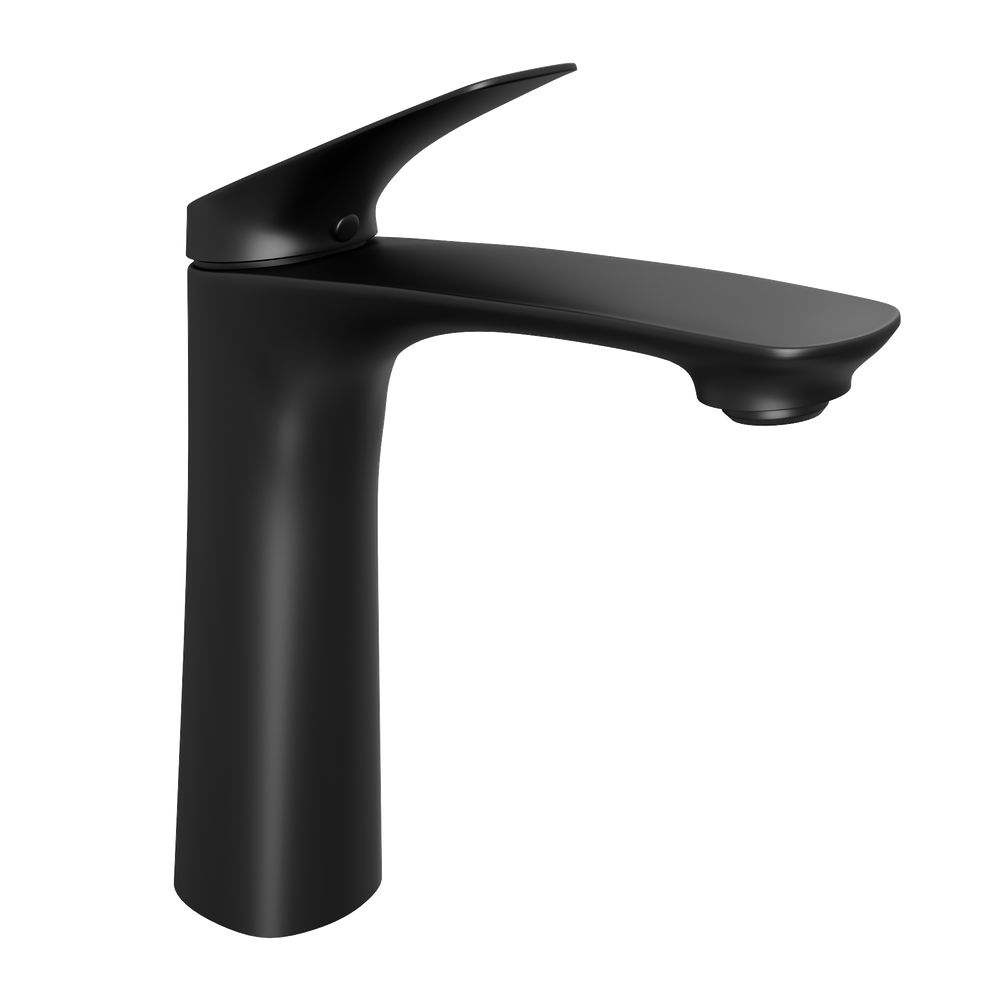 Смеситель для раковины Abelsberg Perfecta INF60101MB, вулканический черный