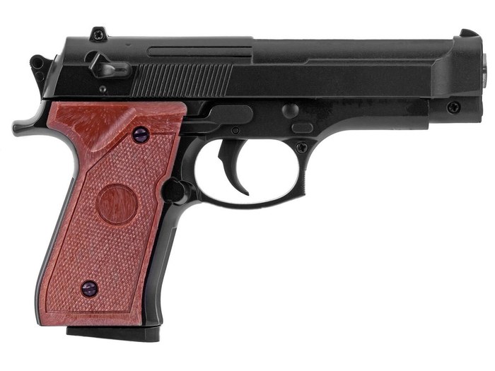 Пистолет пневматический Stalker SA92M Spring (Beretta 92), мини, к.6мм (SA-3307192M)