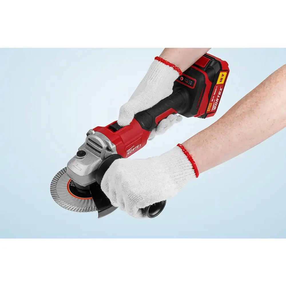 Аккумуляторная углошлифмашина LX CAG1812-1 E WORTEX 0329192