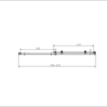 Душевой уголок Комо-Н (Como-N) VSR-4CN8012CLB, 1200*800, черный, стекло прозрачное,