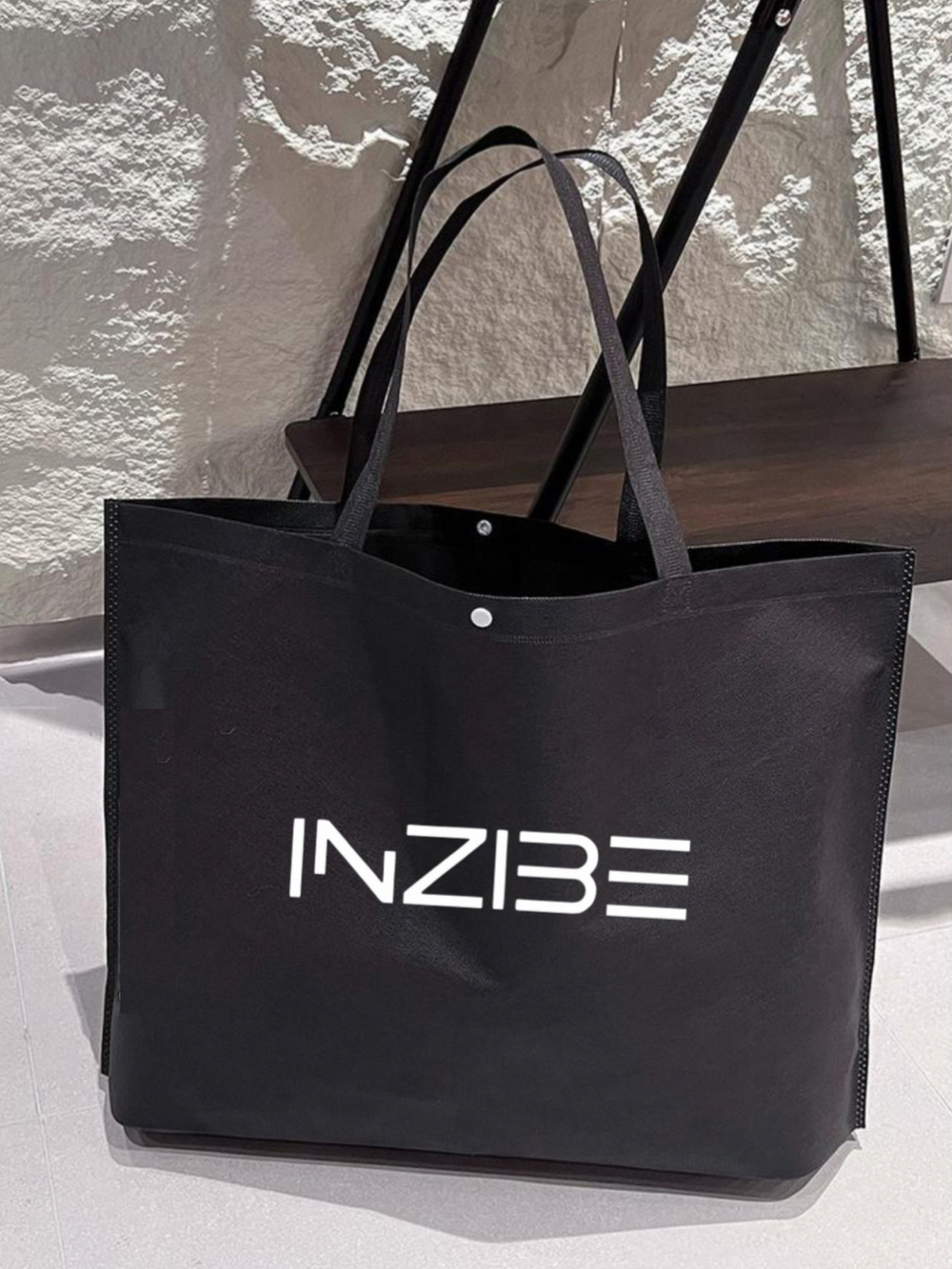 Шоппер eco INZIBE, черный