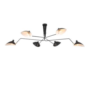 Люстра потолочная 6*E27 SL305.402.06 чёрный Spruzzo ST-Luce