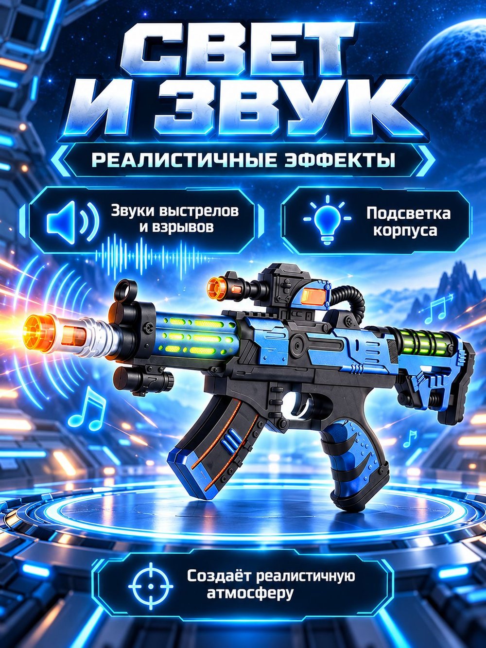 Игрушечный автомат Форза со светом и звуком (201)