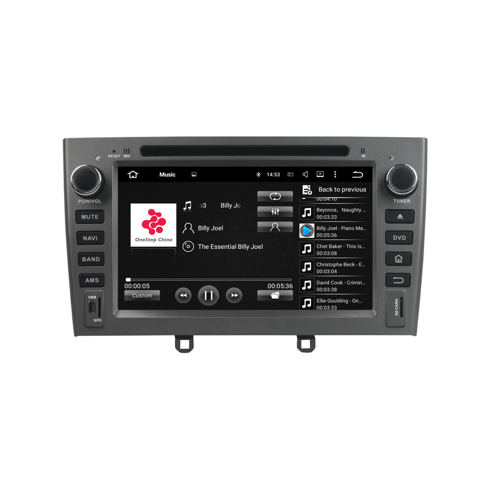 Установочный комплект для PEUGEOT 408 2012+, 308 2008-2014, RCZ 2010-2015 серый  KUBERG MKD-7047G-P5
