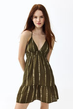 Платье из муслина с открытой спиной - H&M