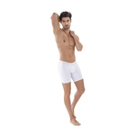 Белые удлиненные трусы-боксеры Classic Match Long Boxer (Размер: XL) (Цвет: белый)