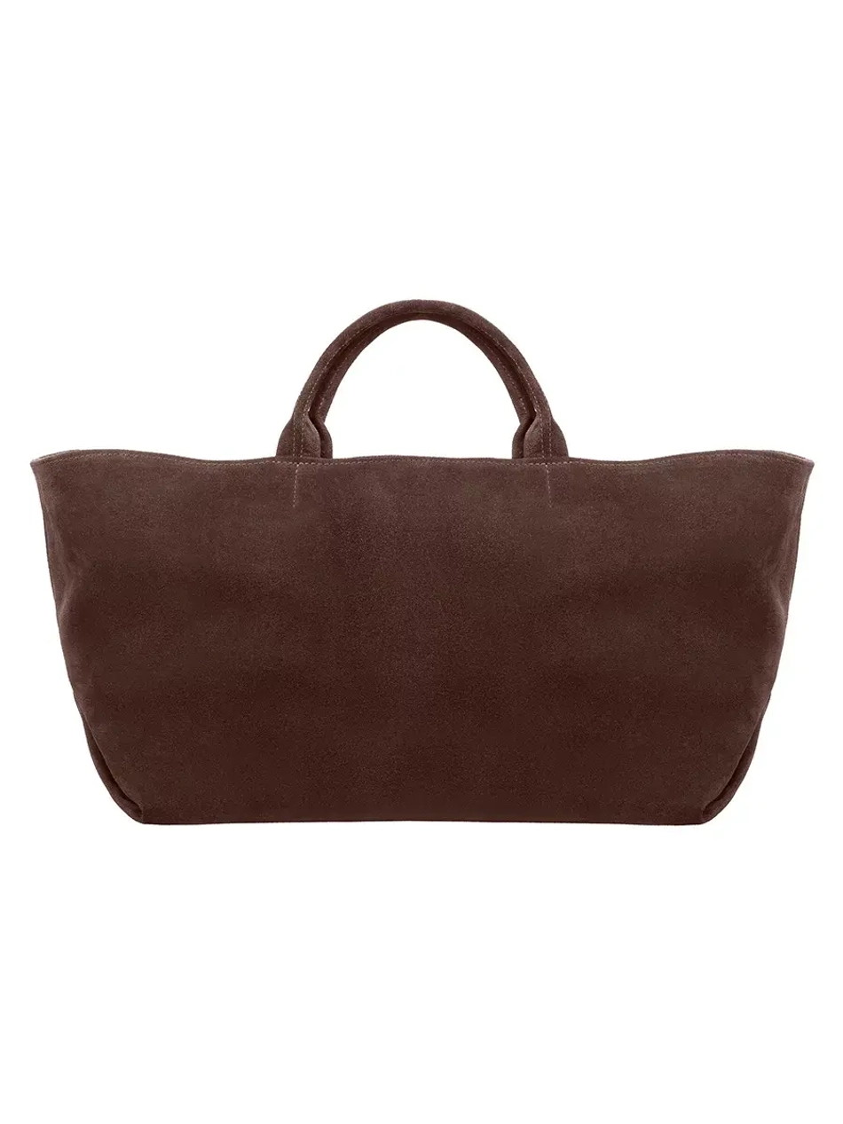 Тоут из замши Weekender bag «Dark chocolate»