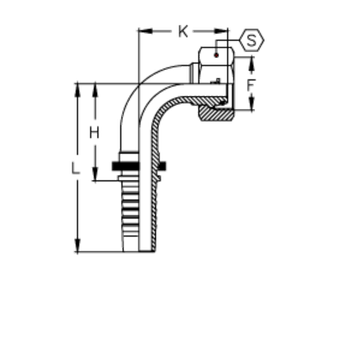 Фитинг DN 06 DKO-S (Г) 18x1.5 10 (90)