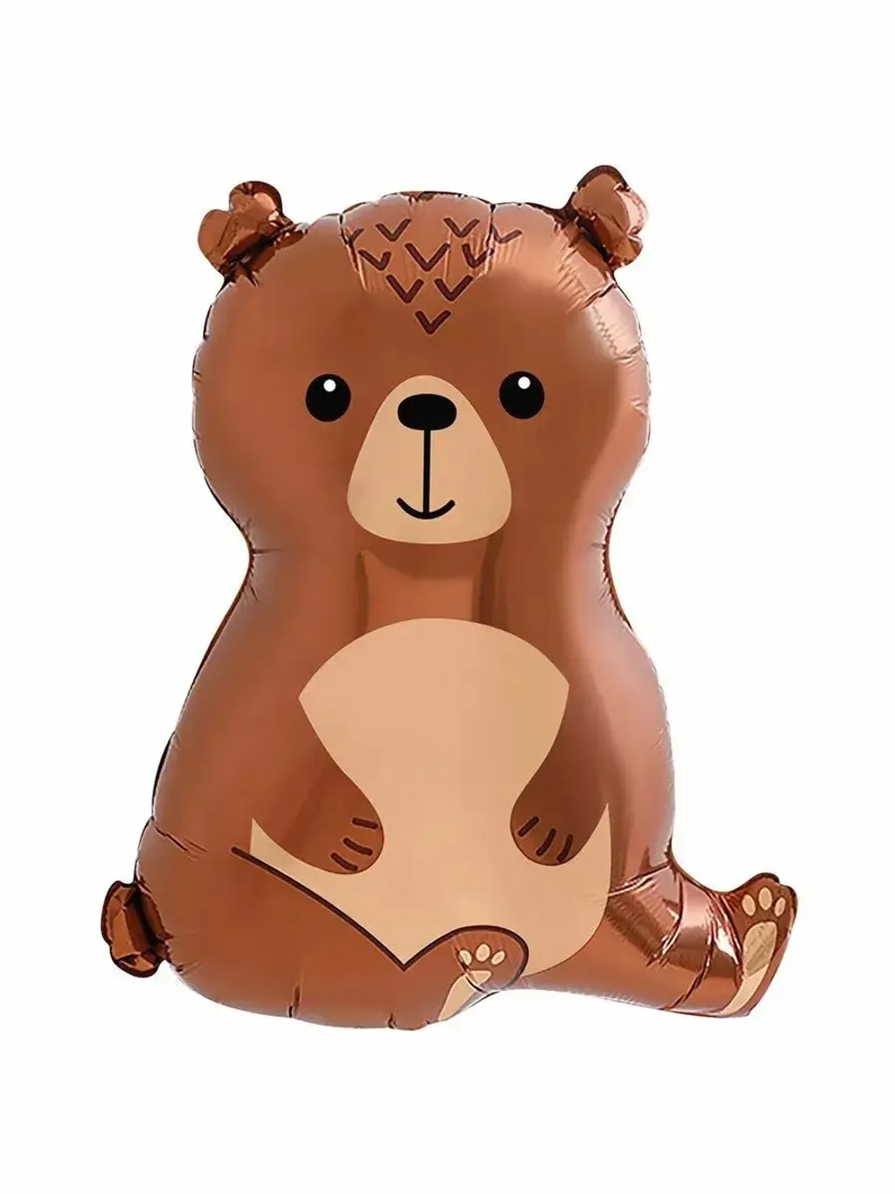 Шар (26""/66 см) Фигура, Лесной Медведь, 1 шт. Д000