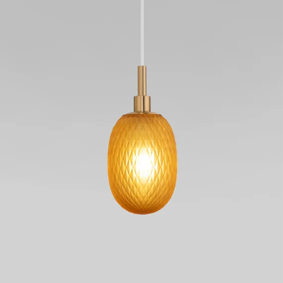 Подвесной светильник Pineapple 50266/1 янтарный Eurosvet