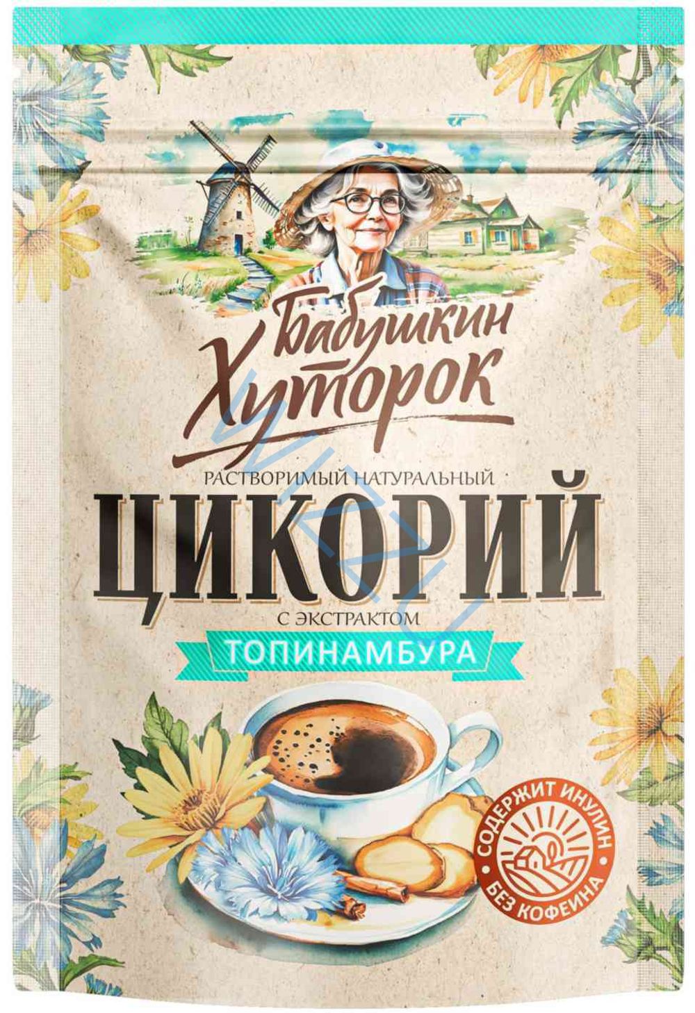 Цикорий порошок БАБУШКИН ХУТОРОК с топинамбуром ZIP 100