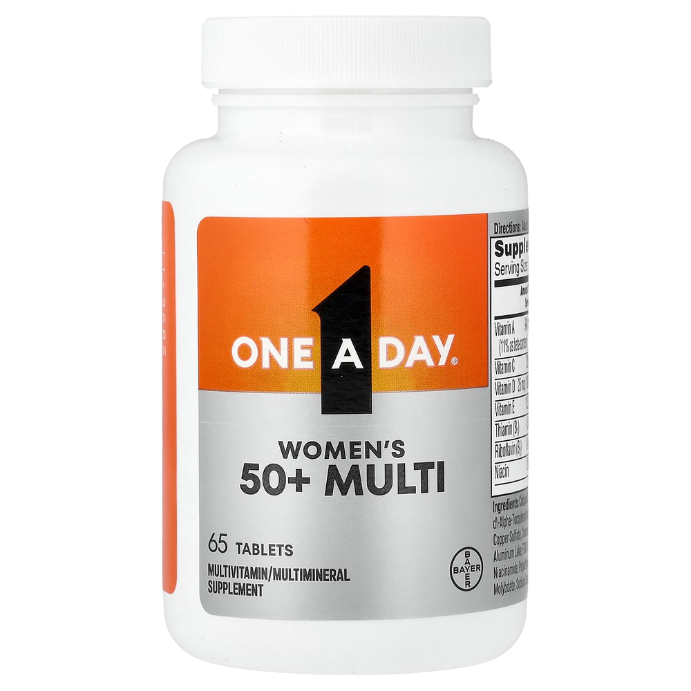 One-A-Day, мультивитамины для женщин старше 50 лет, 65 таблеток
