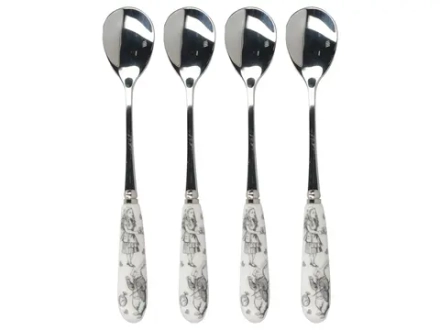 Kitchen Craft Набор из 4 ложек "Алиса в стране чудес", 15,5 см. 5227080