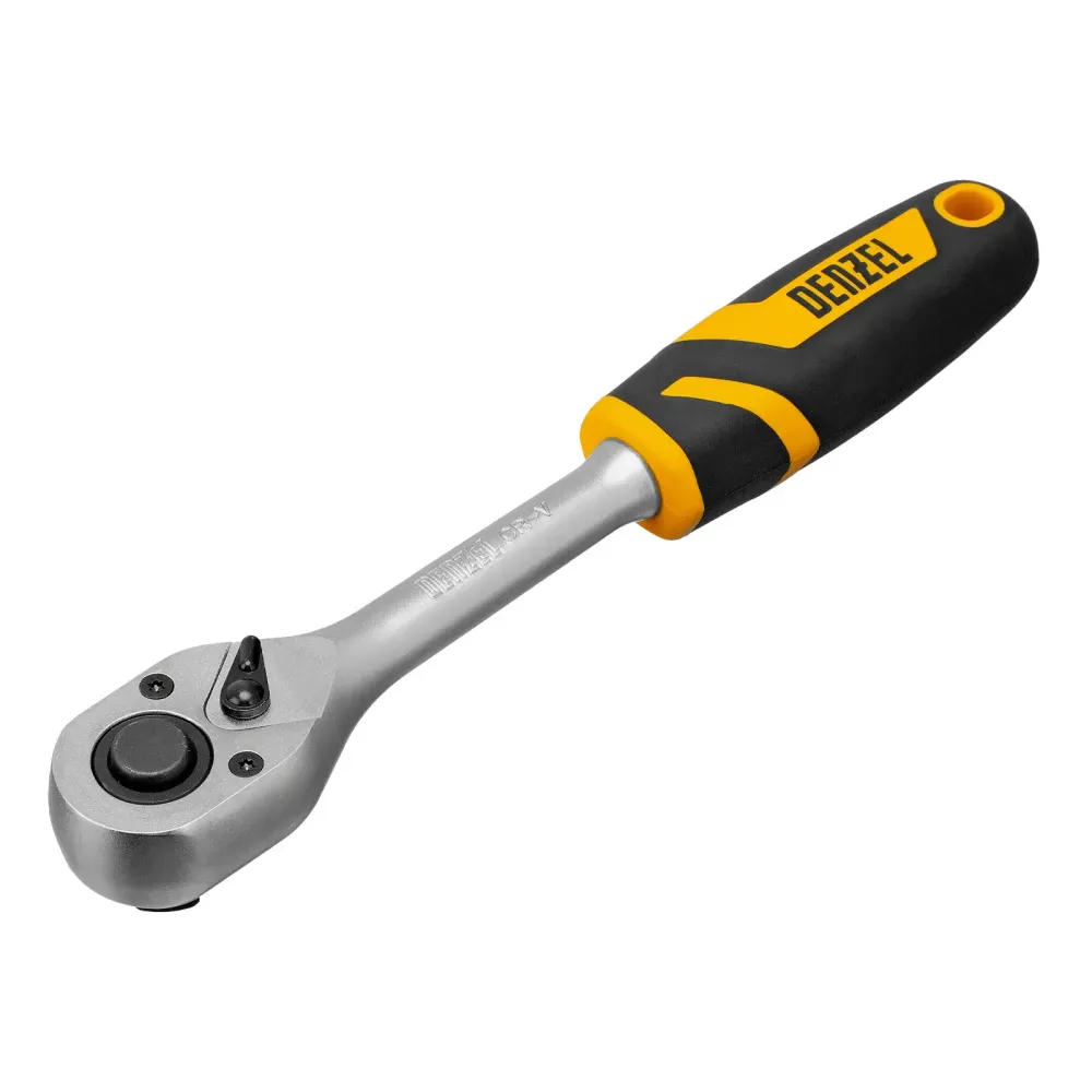 Набор инструментов, 1/2", 1/4", 3/8", CrV, S2, пластиковый кейс, 144 предмета Denzel