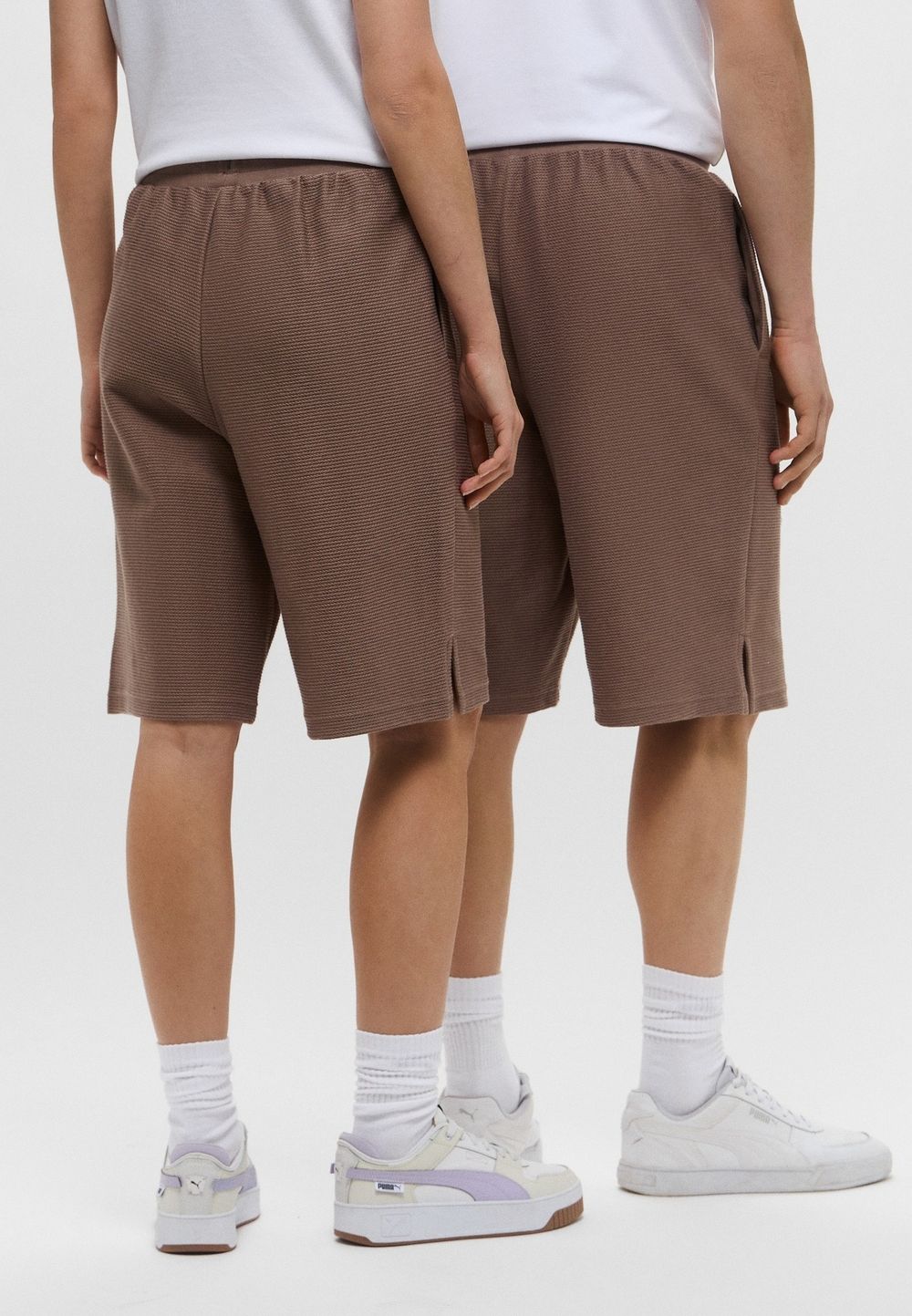 Шорты спортивные мужские PUMA PREMIUM ESS Jacquard Long Line Relaxed Shorts 11"