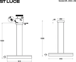 Подвесной светильник Splendid SL6234.303.36 ST Luce